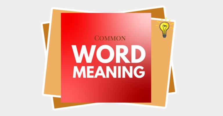 Common Using Words